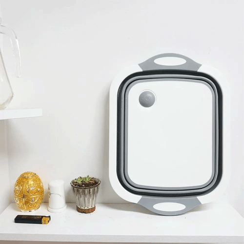 Tabla De Picar 3 En 1 Plegable Con Escurridor Para Cocina